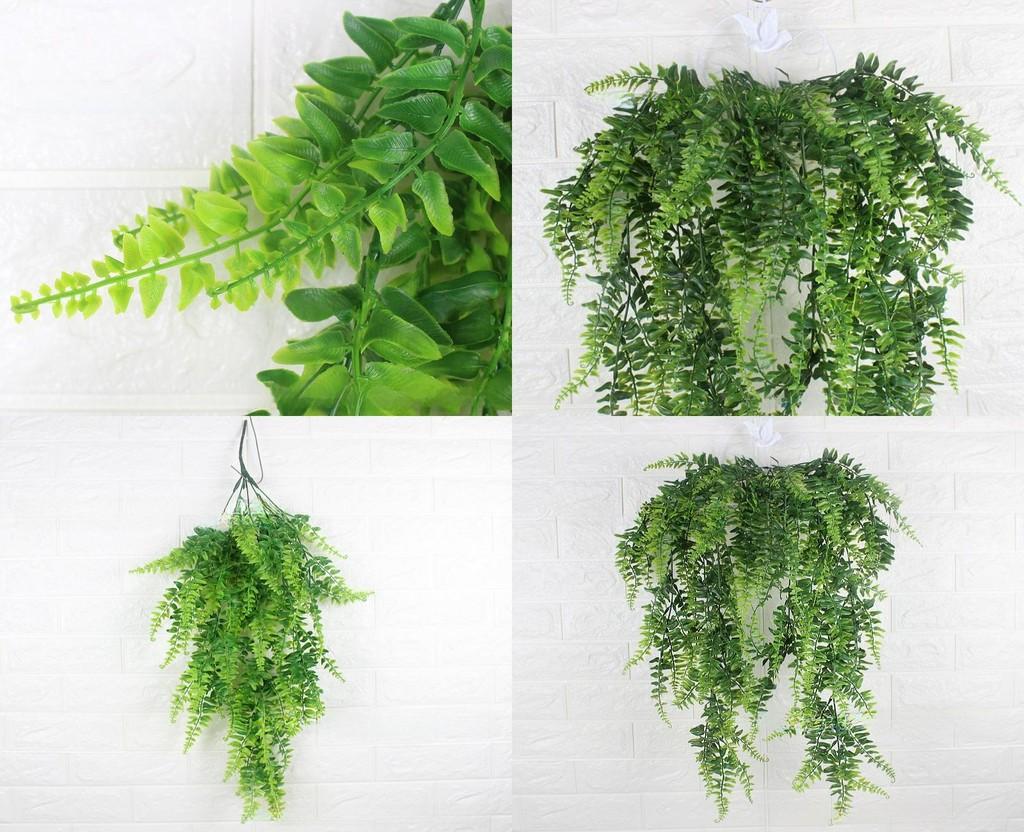 Imitation Plant Wall Decoration With Pteridium Latiusculum For Wedding Home And Event Styling