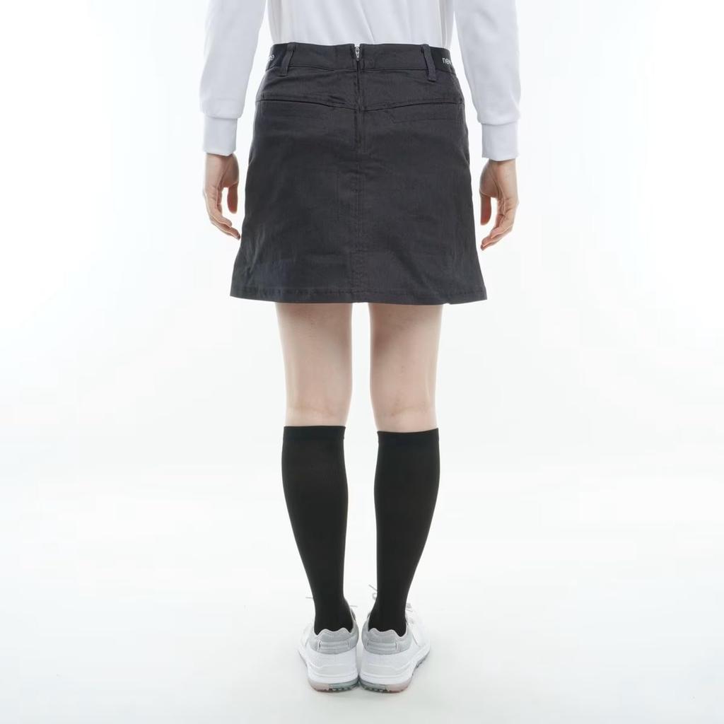 Golf Skirt Twill 00 [New Balance] Women's (Melange Stretch) / 012-3234503 024_Gray [XS]