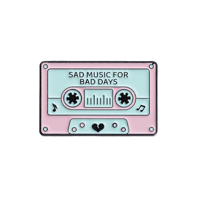 

Винтажные эмалевые значки-ленты на заказ DO YOUR GET DEJA VU HUH Броши Значки на лацкан Панк-украшения Подарок для детей Друзей