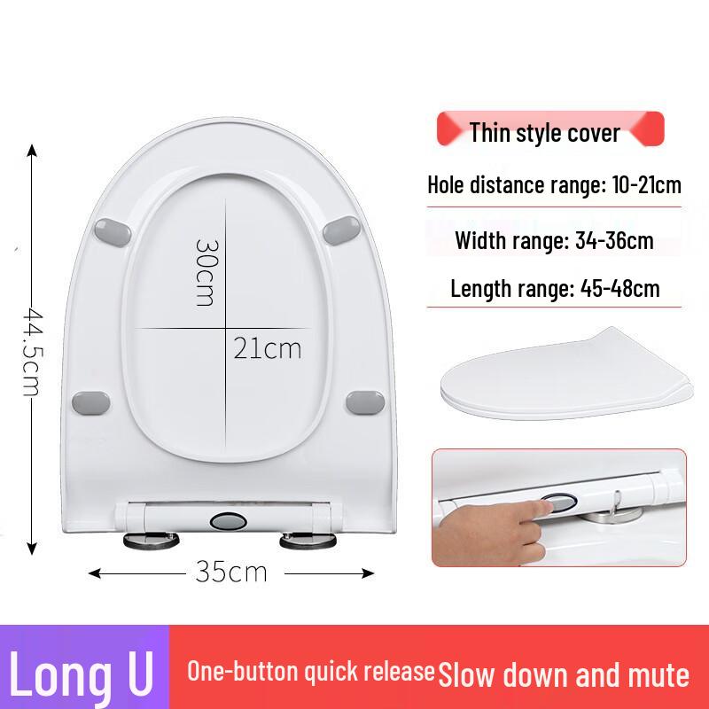TLXT V-Shaped Soft-Close Toilet Seat