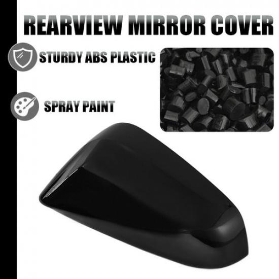 1PC Gloss Black Left Driver Side Mirror Cover Cap for Lexus NX RX 2015-2021 2020