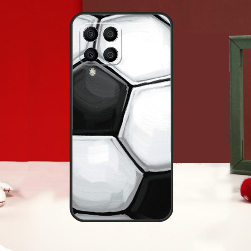 

Football Passion Soccer Ball Case For Samsung Galaxy M33 M53 M13 M23 M52 M32 M12 M11 M31 M51 M20 M21 M14 M54 M31s Cover Samsung M21