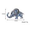 Women Elephant Brooch Fashion Vintage Rhinestone Animal Pin Corsage Jewelry Accessory for Everyday Wear