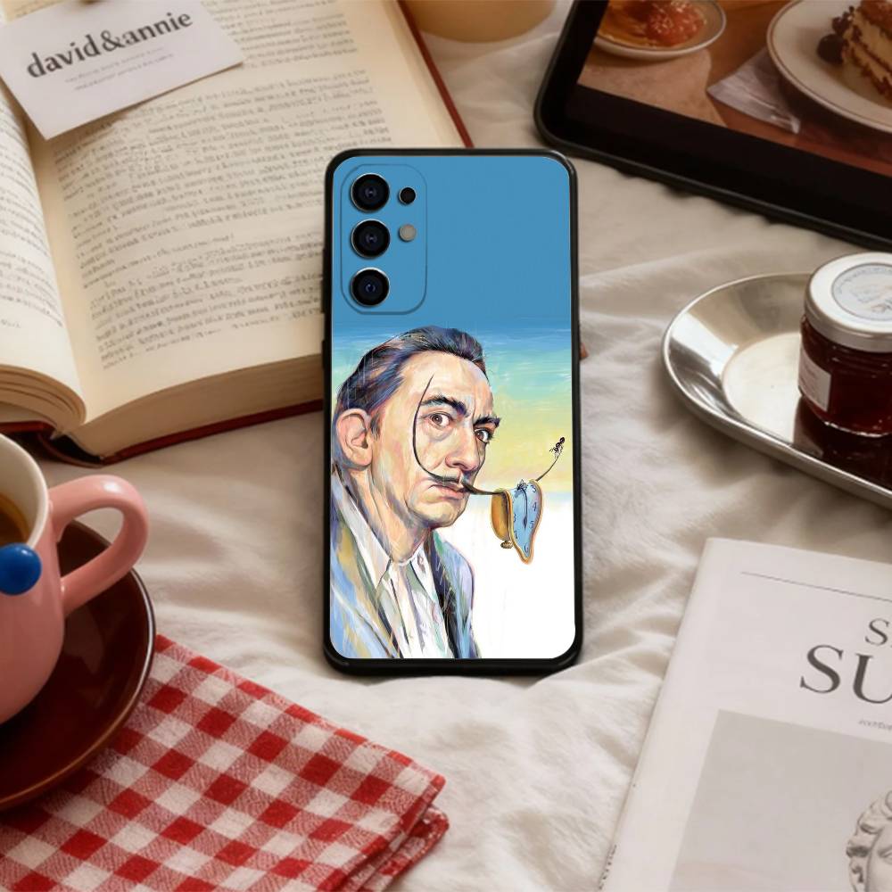 S-Salvador D-Dali SD P-Painting Phone Case For Samsung S 25,24,23,22,30,21,10,9,Ultra,Plus,Lite,FE,4,5 G Soft Black Case