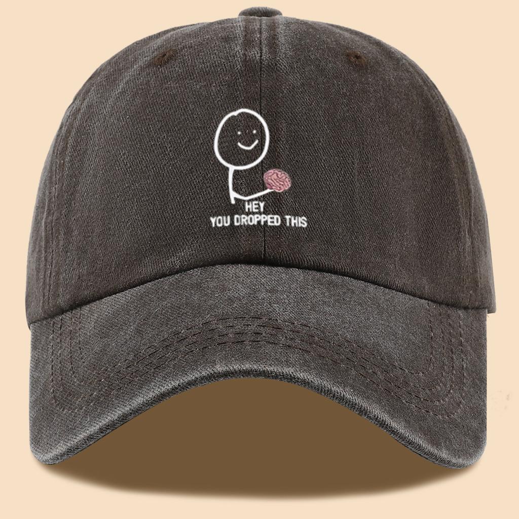 Trendy and Personalized Peaked Cap, Adjustable Outdoor Camping and Travel Check-in Baseball Cap