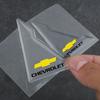 2Pcs Transparent Car Door Corner Cover Anti-Scratch Protection Sticker For Chevrolet Spark Captiva Camaro Lova Aveo Auto Rear View Mirror Sun Eyebrow