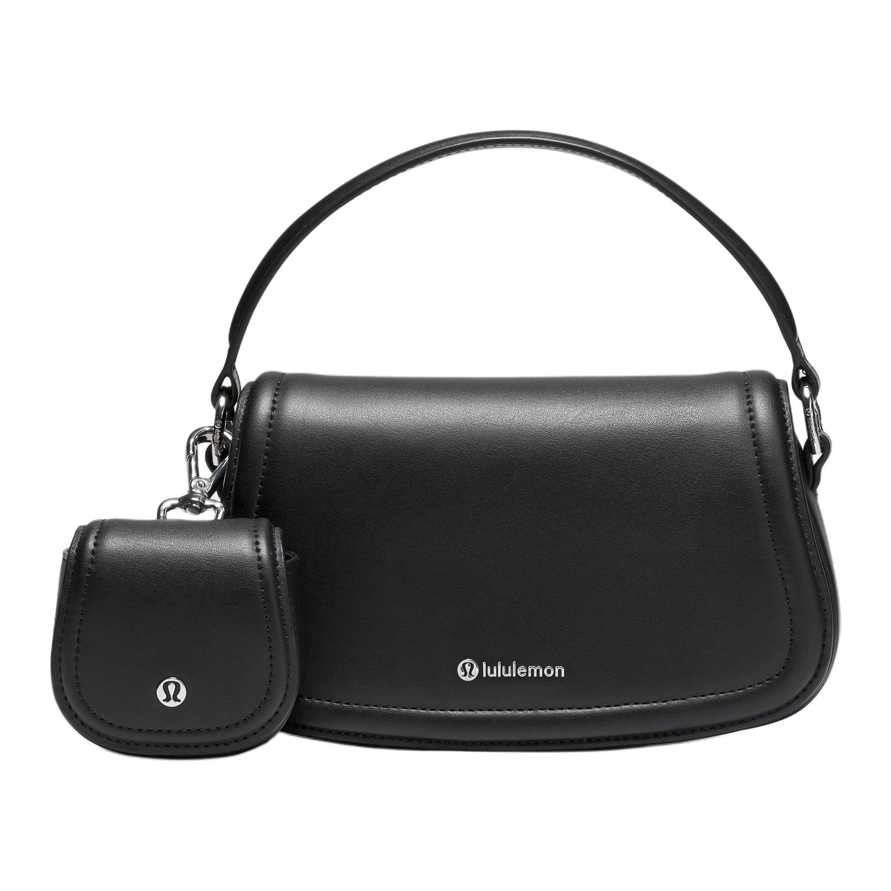

Lululemon Cactus 1.2L Detachable Adjustable Shoulder Strap Faux Leather Mini Crossbody Handbag Women handbags Black LW9FKOS-0393-1 Black