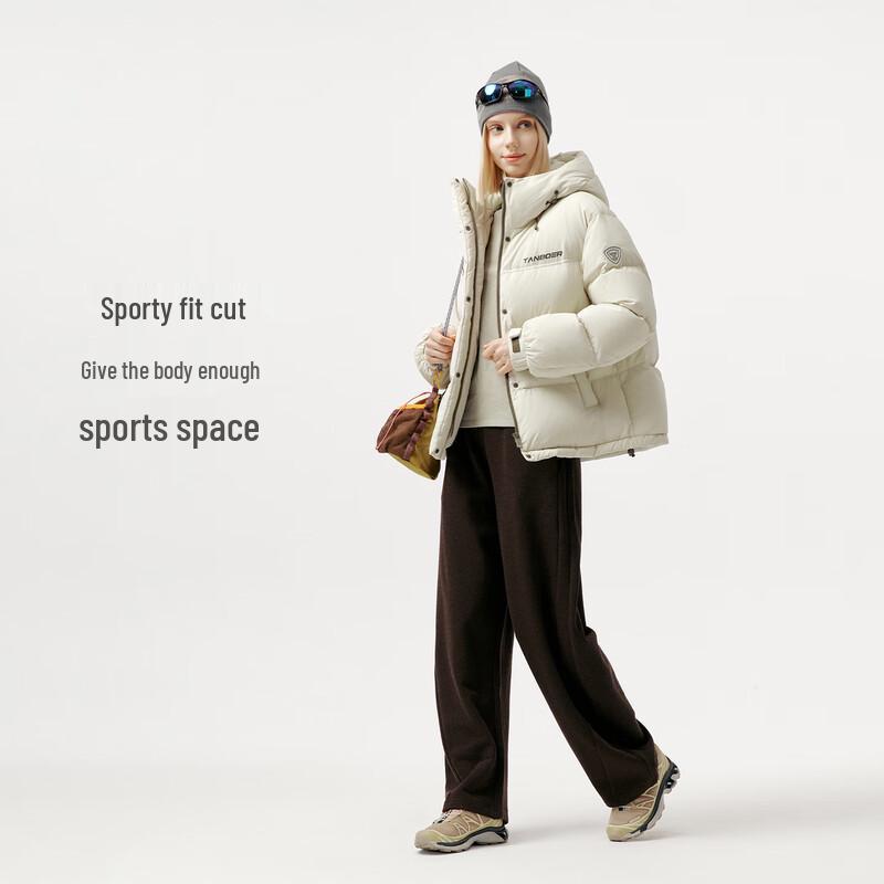 Tanboer Women's Hooded Short Down Jacket 5550360A