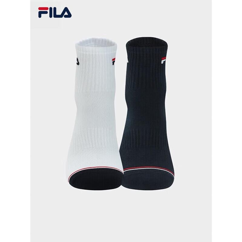 FILA Men s Mid-Calf Sports Socks (2-Pair Pack) XS