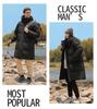 Stylish Mid-length Winter Down Jacket: Warm, Slimming Coat for Couples