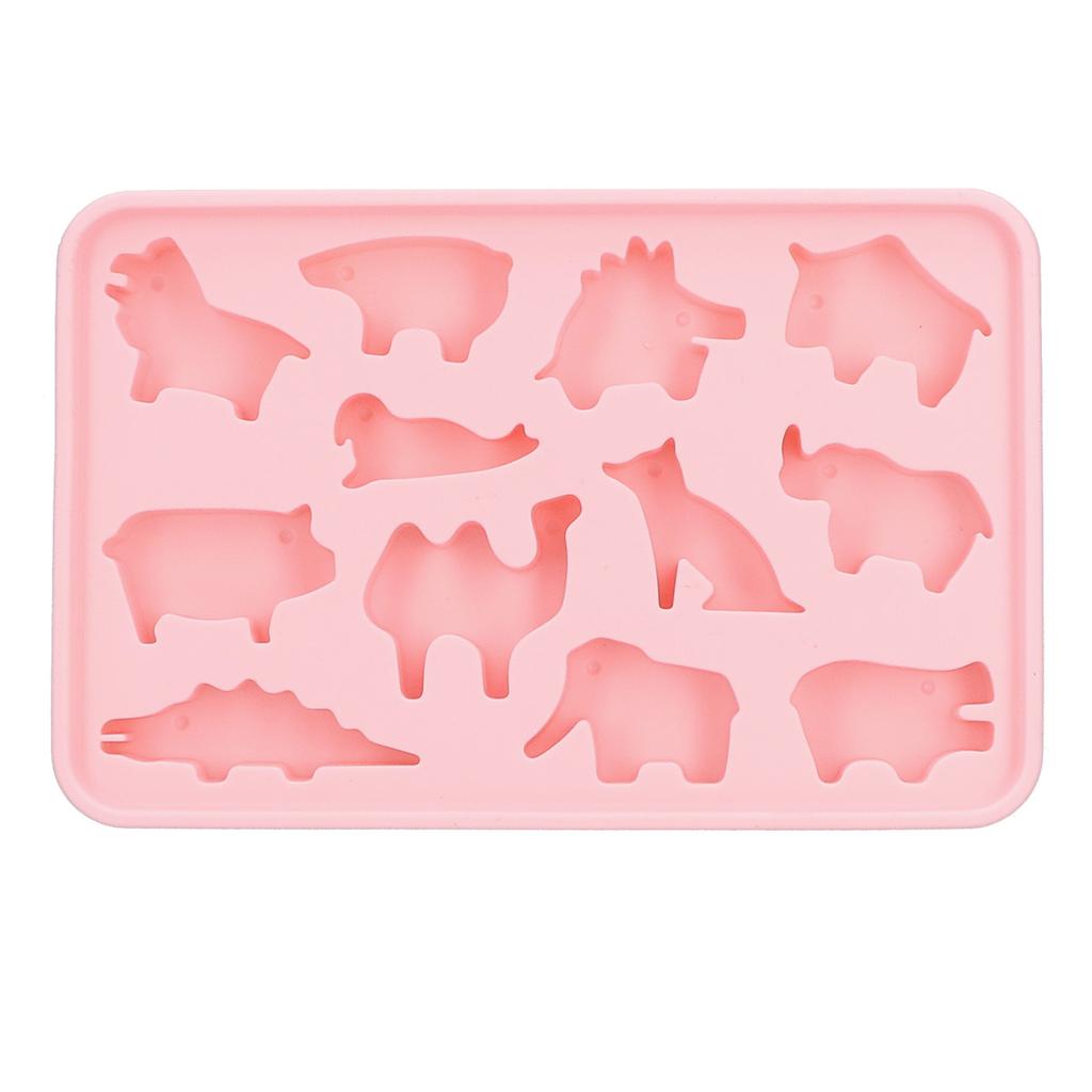 Ice Tray Animal Pattern Ice Cream Bar Mold with Cover for Kitchen Making Tool