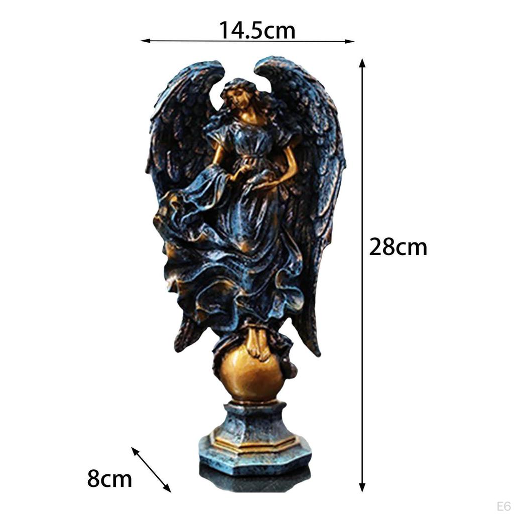 Figurine Statue Creative Artwork for Desktop Bedroom Garden Yard Decoration Ornament Gift
