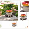 Pot de Fleurs Suspendu d'Extérieur avec Design à Bascule Décoration de Jardin Pot Champignon Matériau en Résine Pot à Fleurs Suspendu Durable pour Patio Balcon Utilisation Intérieure