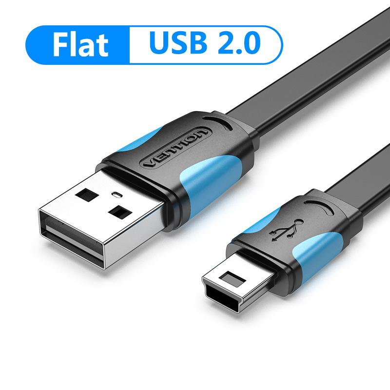 

Vention Mini USB Cable Mini USB to USB Fast Data Charger Cable for MP3 MP4 Player Car DVR GPS Digital Camera HDD Mini USB 1m 3m 0.25m