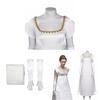 Bridgerton Season Vintage Dress With High Waist Victorian Tea Gown For Halloween Cosplay