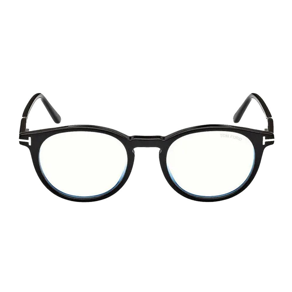 

Tom Ford FT 5823 HB 001 50 мм круглые очки унисекс 50 мм блестящие черные