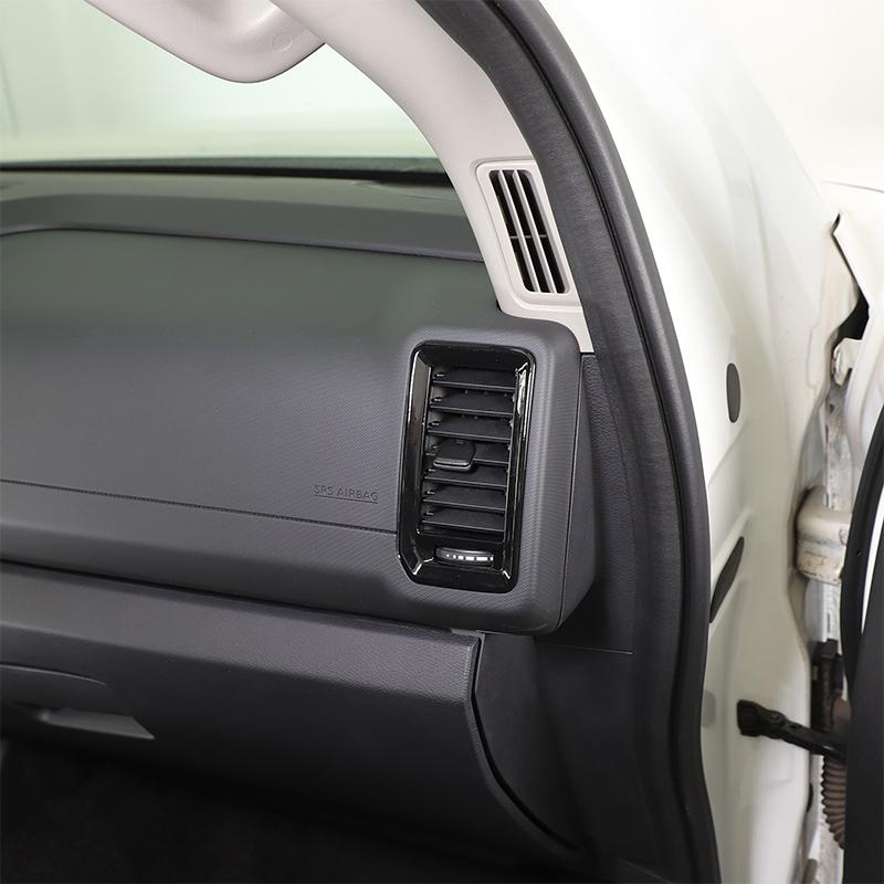 For Nissan Frontier -2024 ABS Car Central Control Air Outlet Frame Trim Sticker Protection Decorative Cover Car Accessories