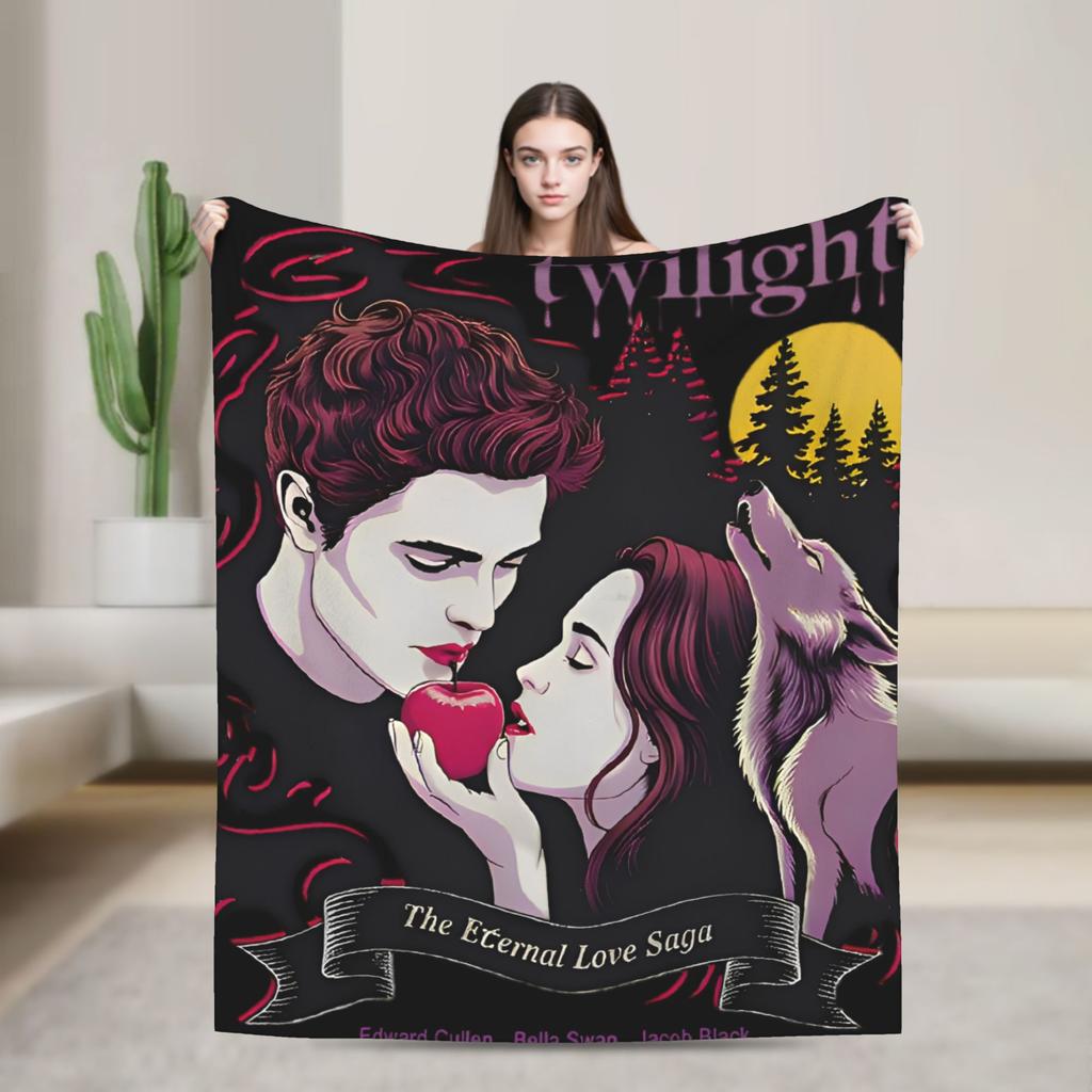 Jacob Black Flannel Blanket The Twilight Saga Movie Awesome Throw Blankets for Home 200x150cm Rug Piece