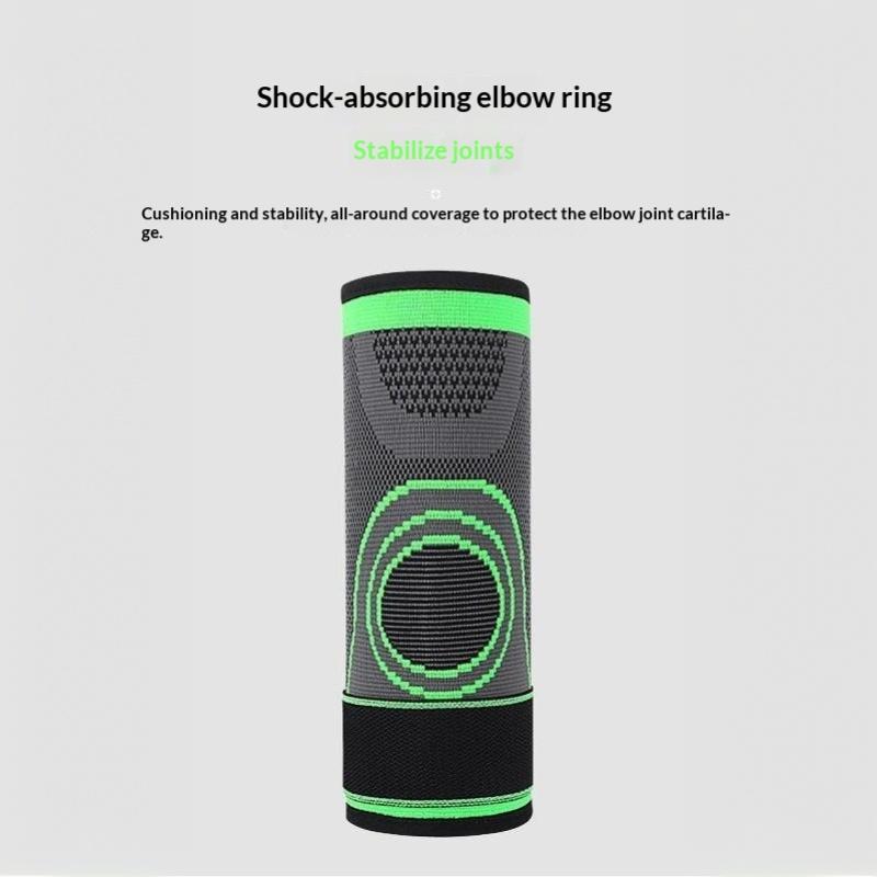 Elbow Brace Durable Elastic Nylon Arm Sleeve 1Pc Anti-Collision Elbow Protector for Basketball Tennis Outdoor Sports