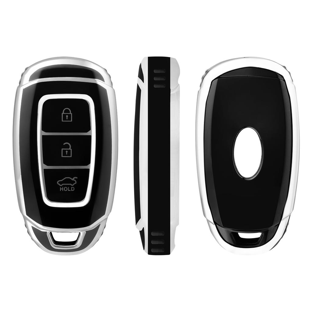 TPU Car Key Case Key Fob Cover Keychain For Hyundai I30 Ix35 KONA Encino Solaris Azera Grandeur Ig Accent Santa Fe Palisade