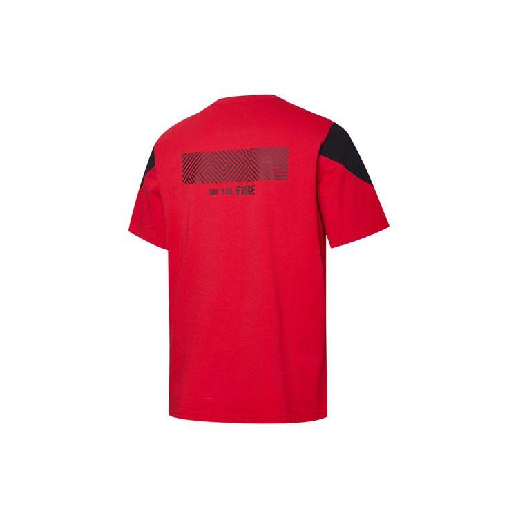 Puma AC Milan Contrast Football Short Sleeve T-Shirt Unisex Tops Red 764359-01