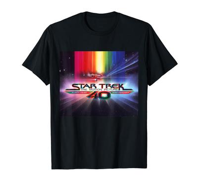 Star Motion Picture 40th Enterprise Trek Anniv.U.S.S. T-shirt