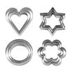Cookie Cutter 12pcs Metal Cookies Cutters Set Creative Star Cookie Cutter Round Heart Flower Shaped Egg Molds Baking Tools