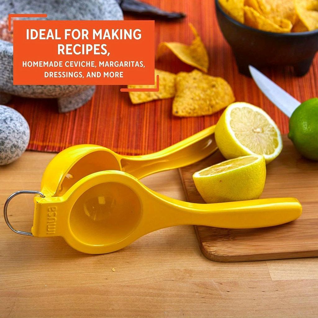 Kitchen Metal Lemon Squeezer Easy To Use Handheld Citrus Juicer Manual Press for Extracting the Most Juice Possible