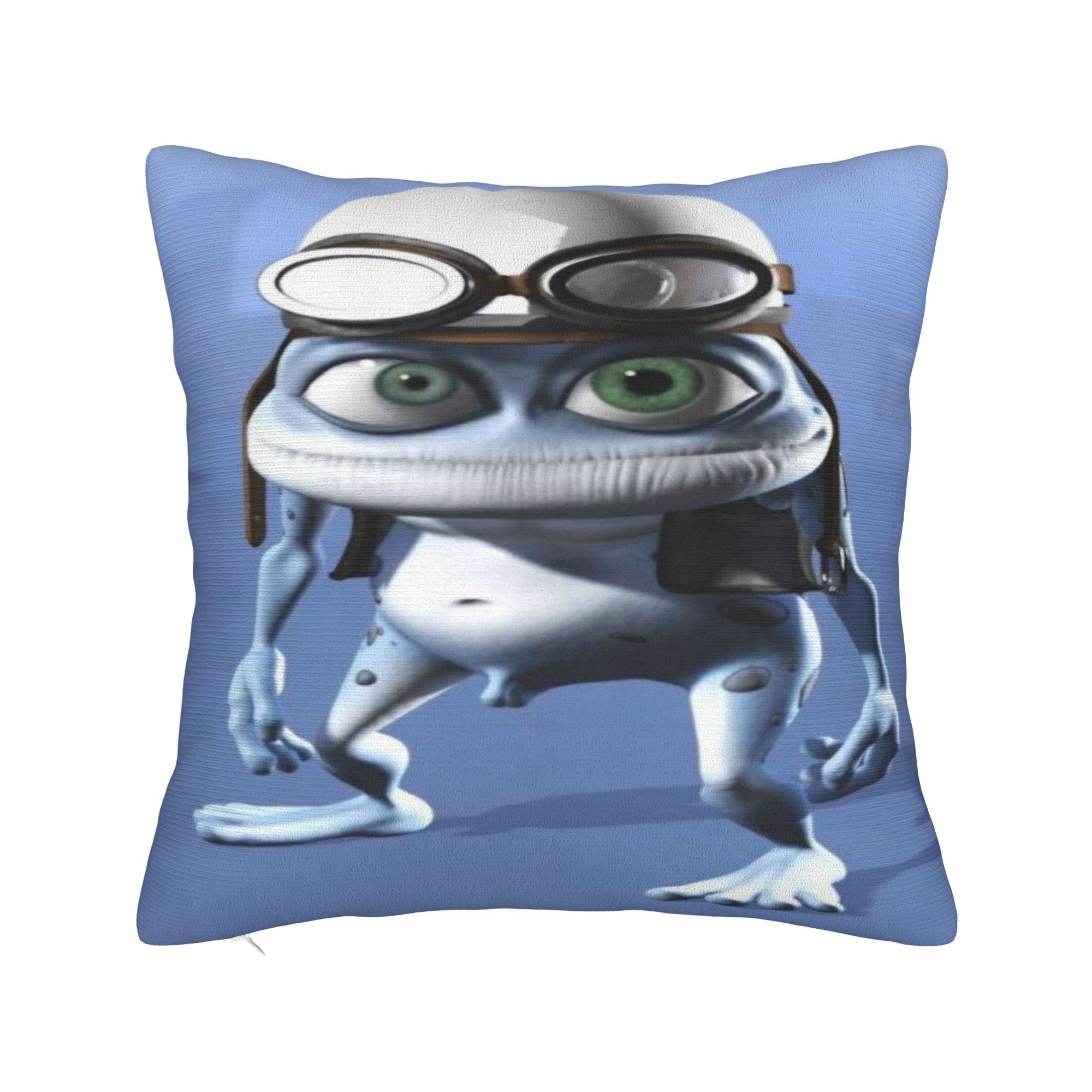 

Чехол для подушки с мультяшным лягушонком Crazy Frog, Мерч, Напечатанный чехол для подушки, Чехлы для подушек, Декор спальни, Квадратный, Различные размеры 12x12in 30X30cm