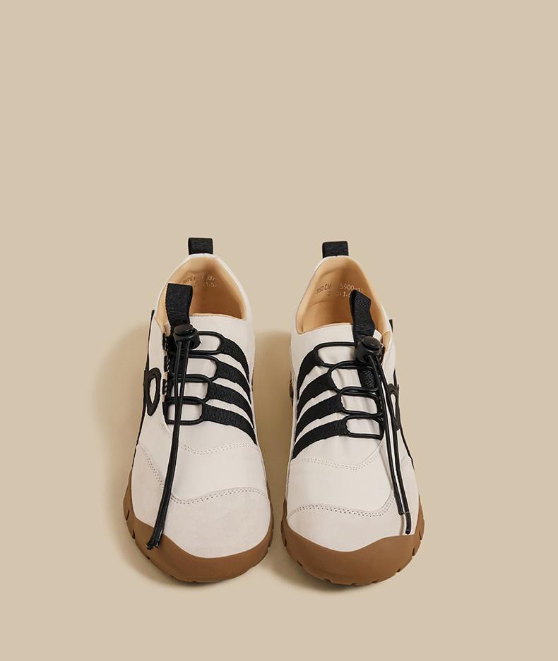 

2025 лето новая платформа балетки для тренировок женские коричневые на шнурке спортивные Форрест Гамп папины кроссовки нишевые повседневные туфли 40