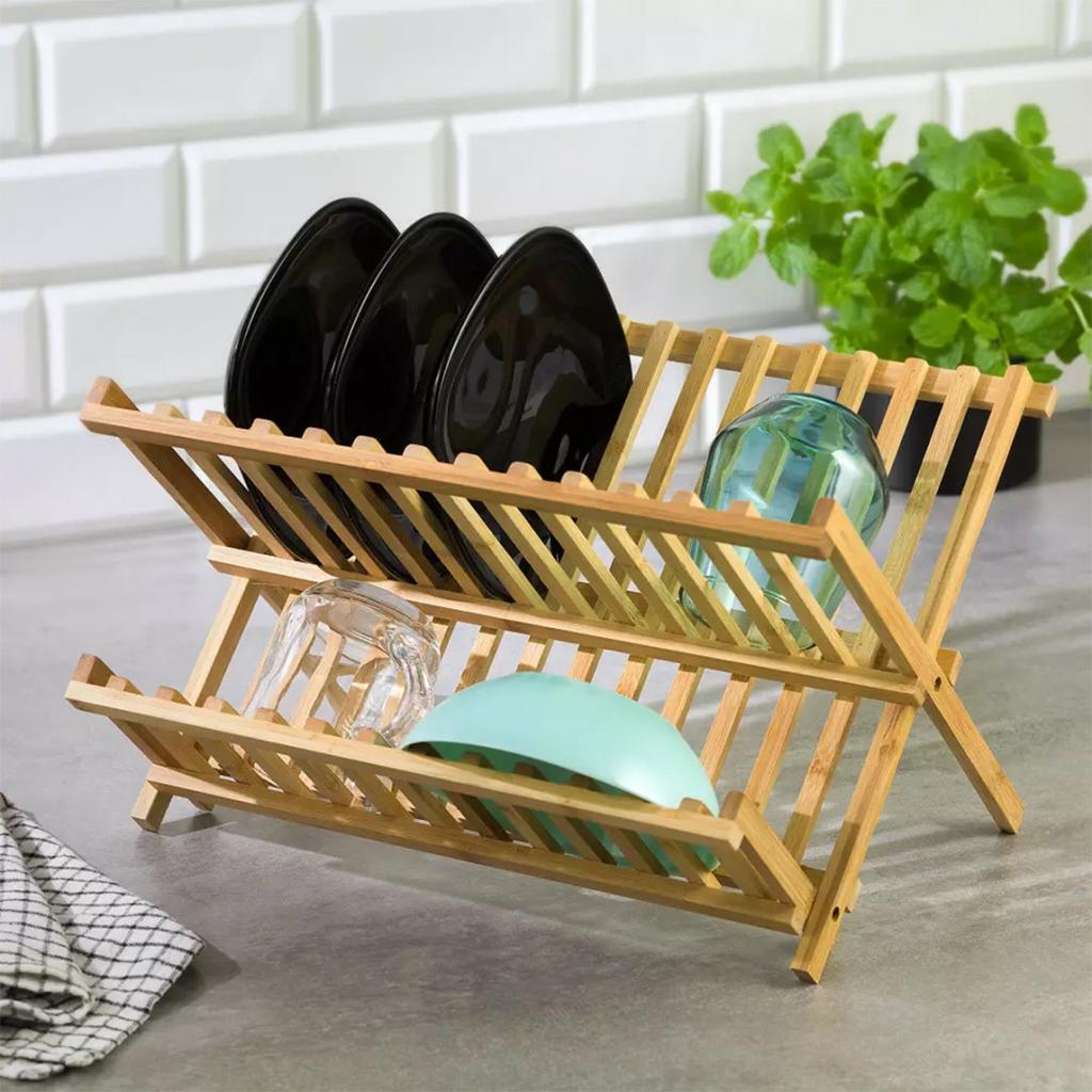 ESCURRIDOR DE PLATOS DE BAMBÚ KINGHOFF KH-1631