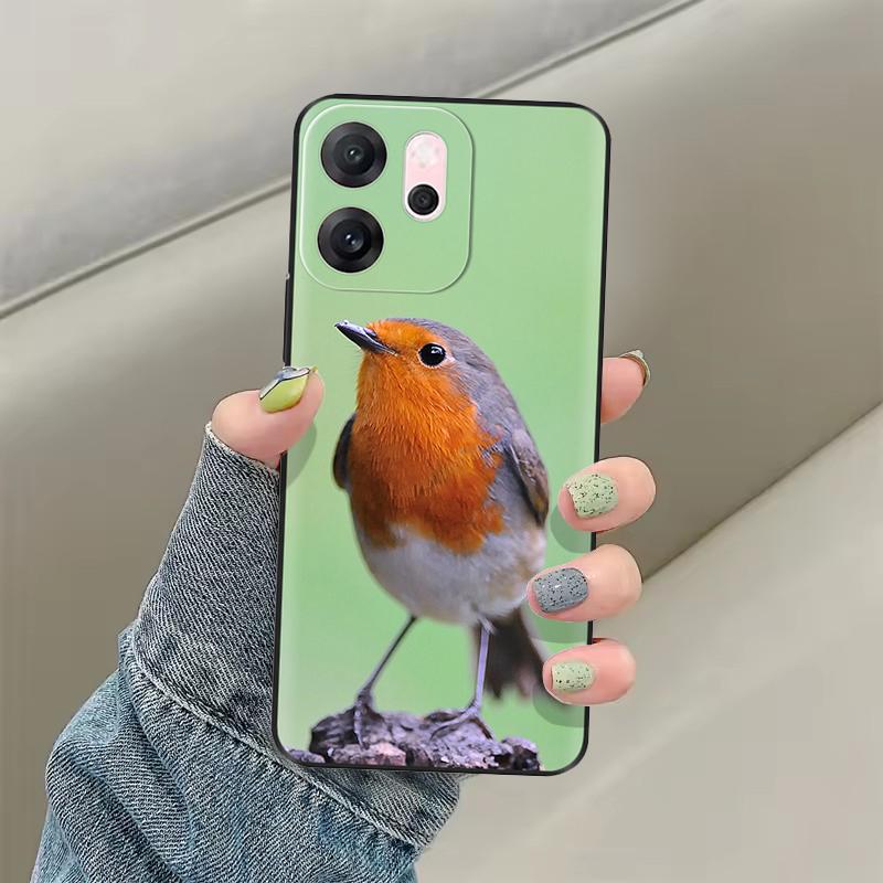 Per OPPO Reno14 F Custodia CPH2743 Cover Morbida in Silicone Gatto Carino Dipinto Protezione Fundas Per OPPO Reno 14F Reno14F Cover Posteriore Borse