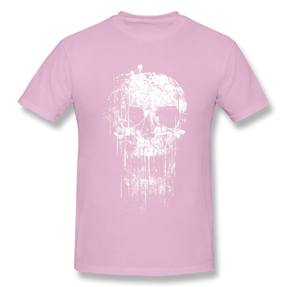 Cooles Totenkopf T-Shirt Neues Design Kurzarm Herren T-Shirts Berühmte Marke Mode Sommer T-Shirt Rundhalsausschnitt Kostenloser Versand