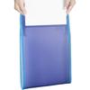 Clear Blue 13-Pocket Vertical Expandable Accordion File Organizer, Large Capacity Multi-Page Document Folder