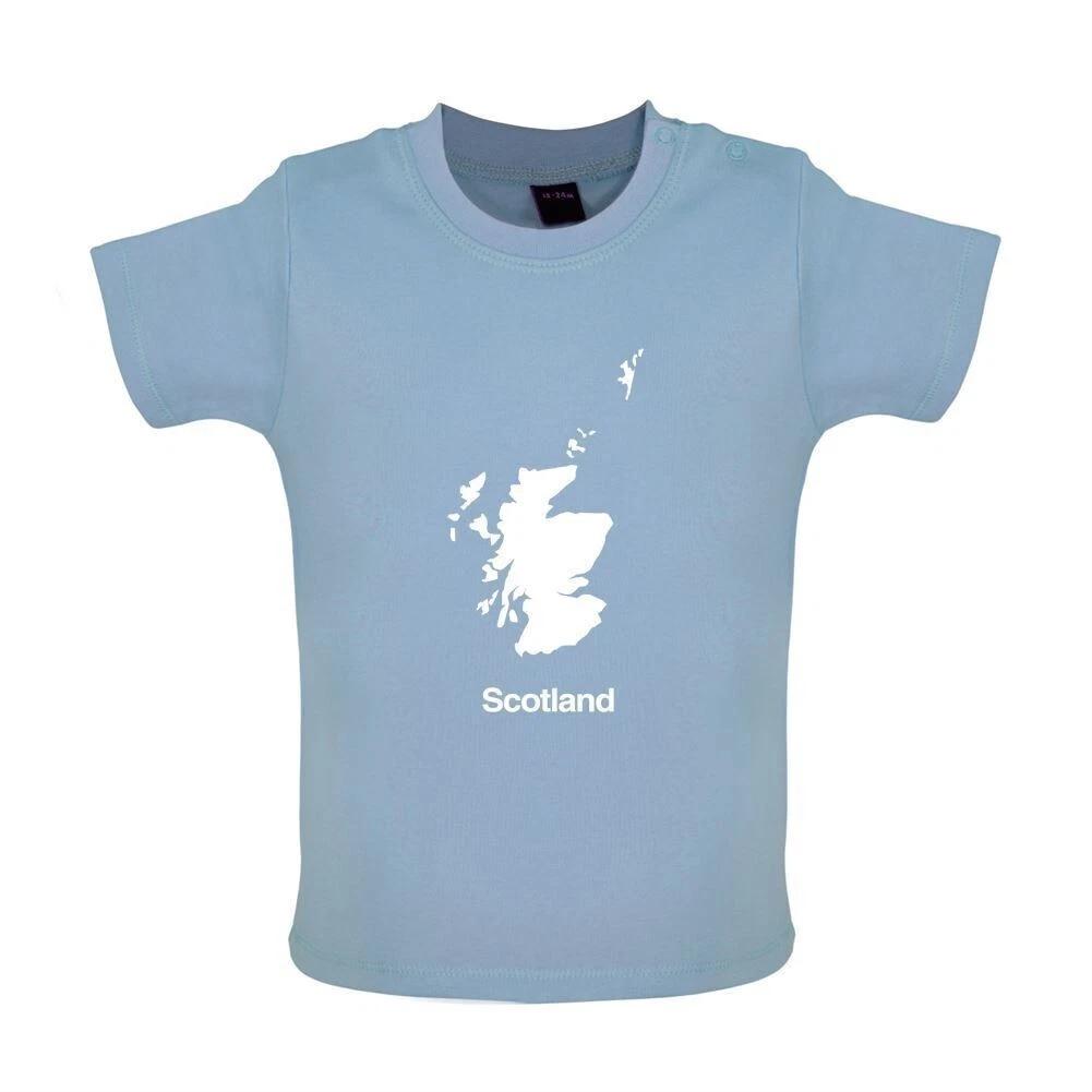 Country Silhouettes Scotland - Kids T-Shirt Tees Top - Edinburgh Glasgow UK 100