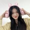 Pink Bear Fur Earmuffs