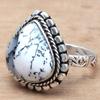Dendritic Opal Gemstone Handmade Silver Jewelry  "7.5"