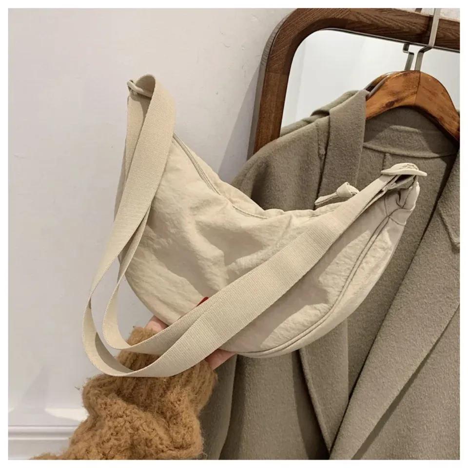 Casual Nylon Hobos Crossbody Bag for Women Designer Shoulder Bags Large Capacity Tote Lady Travel Shopper Bag Female Purses