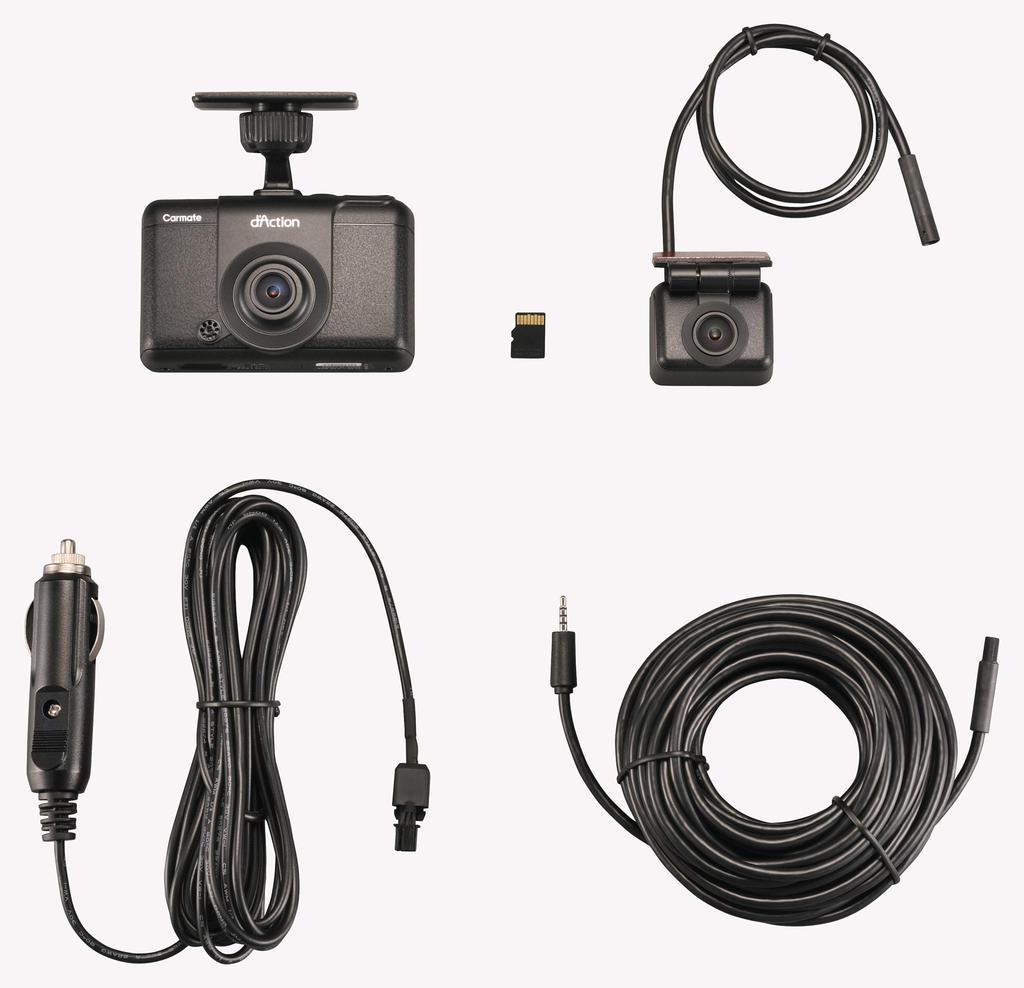 Carmate Duction D DC2000R Drive Recorder with Front and Rear Dual License Plate Improved Megapixels (CARMATE) Cameras, Recognition, Performance, 4.6