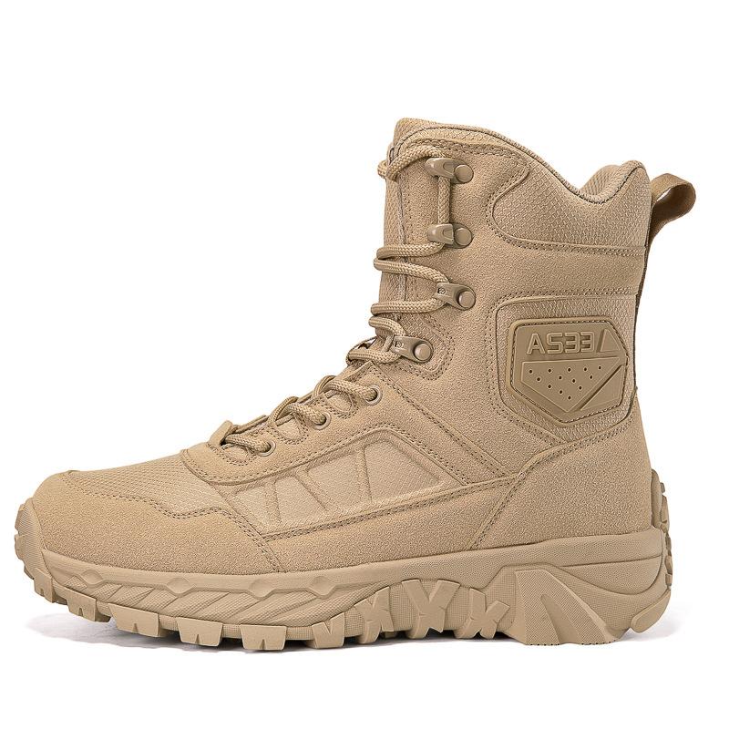 New Men's Mountaineering Plus-size Men's Shoes, Outdoor Work Boots, Hiking Boots, High-top Martin Shoes, Outdoor Tactical Boots