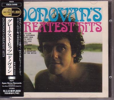 CD DONOVAN - Donovan's Greatest Hits ESCA5446 EPIC 1991 Japan Rock Used