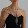 Accessories Spice Girl Style Multi-layer Fringed Pin Necklace Ins Personality Trend Creative Versatile Items