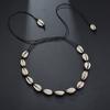 Fashion Classic Shell Beaded Necklace Personalized Casual Unisex Collar Chain Jewelry Gift Clothing Accessories
