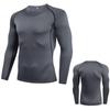 Men's Sports T-Shirts Tight Long Sleeves Base Layer Basketball Gym Yoga Fitness Jogger Running Top Jersey Outdoor Skinny Clothes Quick Dry