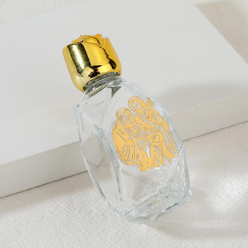 Prázdná láhev na svěcenou vodu Ježíšova láhev Náboženská láhev Křesťanské potřeby pro křest Plnitelné Přenosné kosmetické balení Prázdná láhev