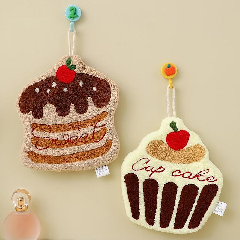 Hand Towels Bathroom Microfiber Towel Baby Wipes Extra Thick Coral Velvet Handkerchief Children'S Cartoon Absorbent Towel