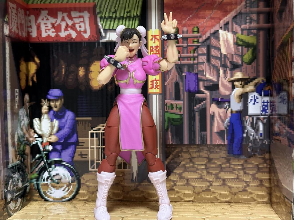 Unopened Jada Toys JD34724 Street Fighter II Chun Li (pink) 1/12 Scale Action Figure [Parallel Import]