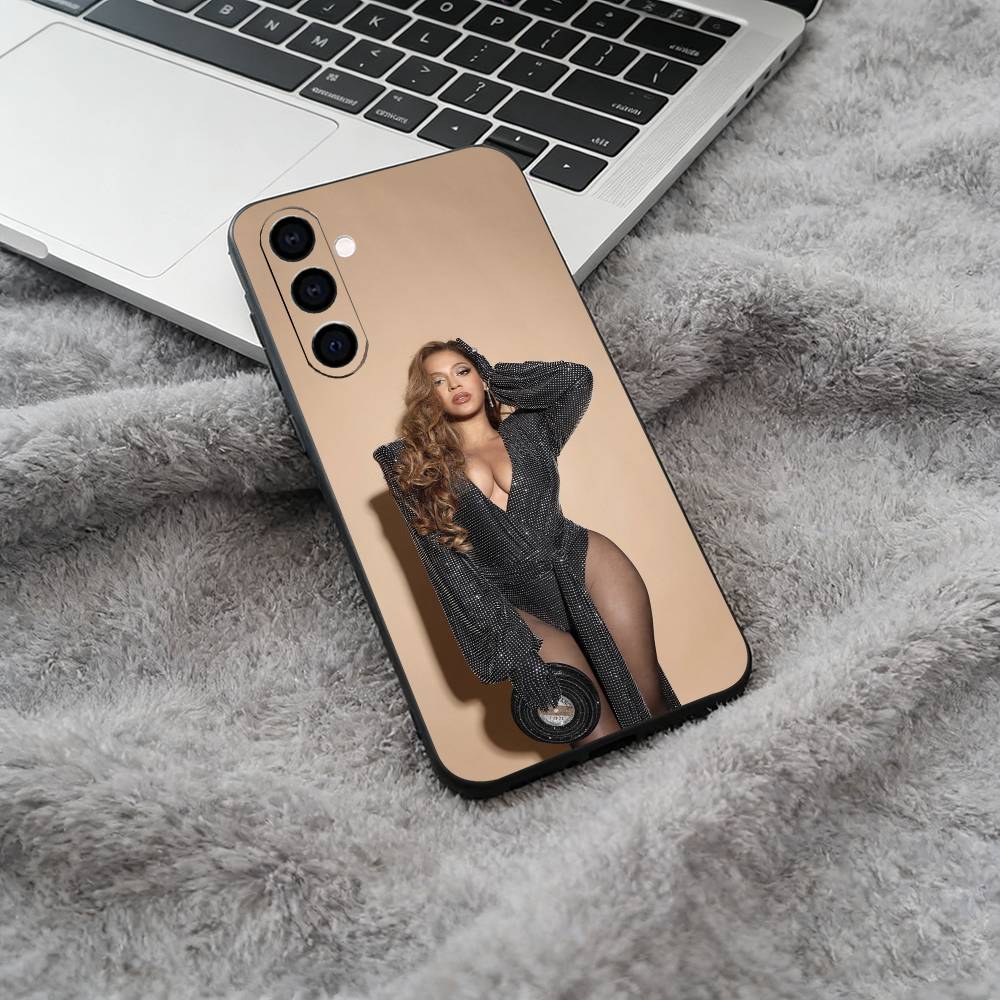 

pop diva-B-eyoncé Phone Case For Samsung Galaxy A73,A71 A72,A70,A53,A52,A51,Soft Silicone Black Cover Samsung a70