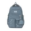 Versatile Work Style Schoolbag Simple Solid Color College Student Large Capacity Japanese Backpack Travel Backpack