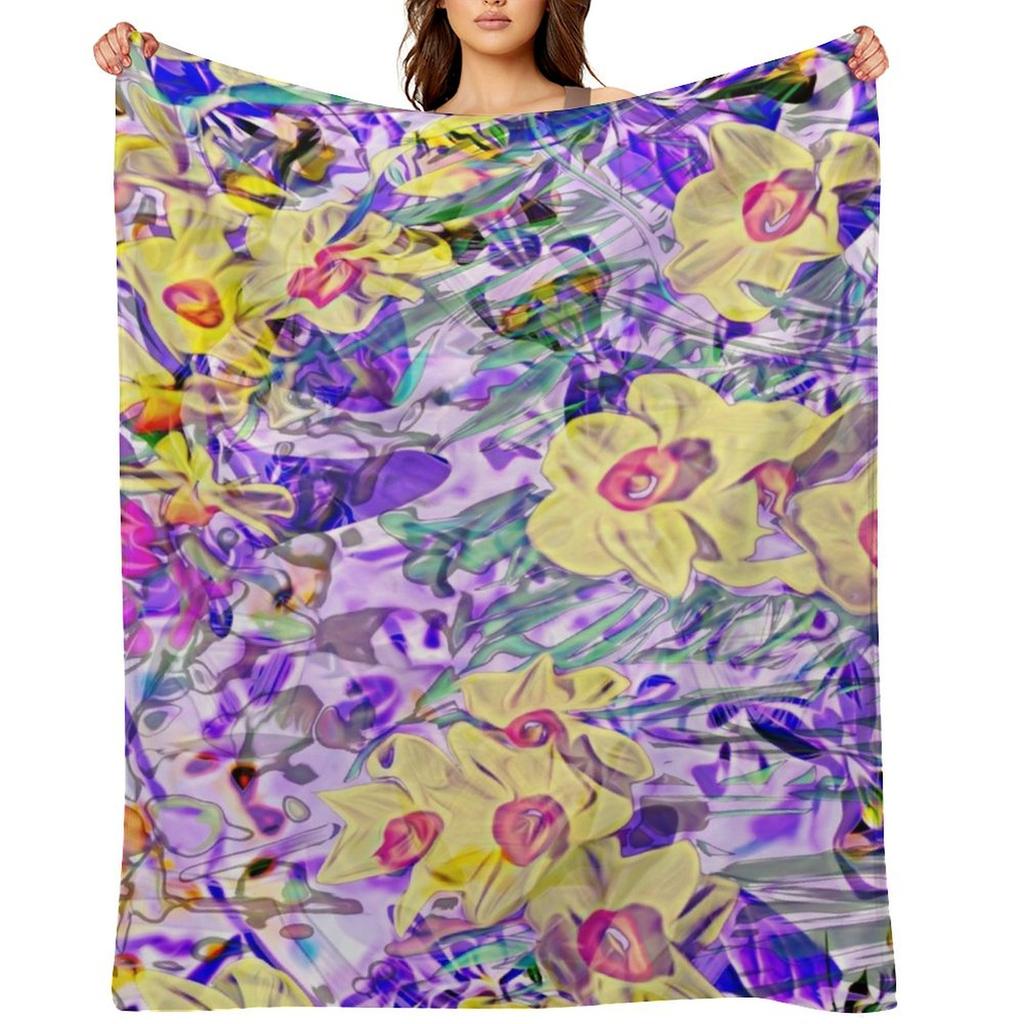 Delight of Spring Throw Blanket Thermal Luxury Throw For Baby Flannel Blankets